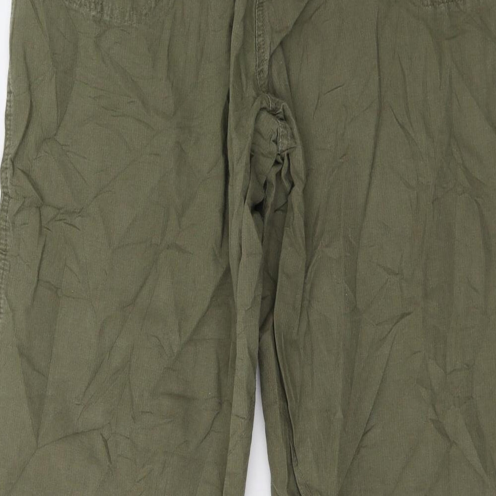 Zhenzi Womens Green   Trousers  Size 16 L25 in