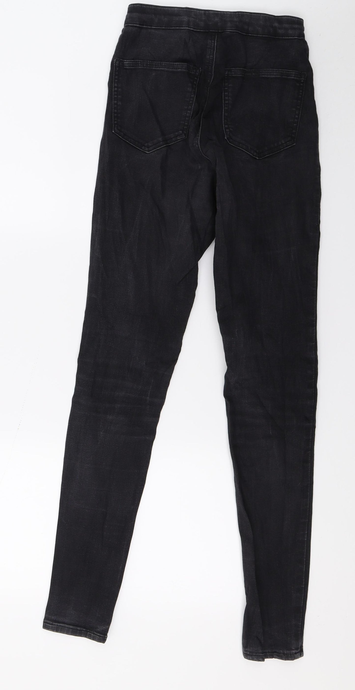 Topshop Womens Grey  Denim Skinny Jeans Size 26 in L30 in