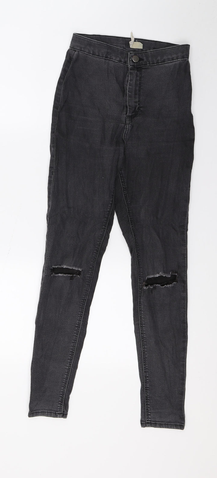 Topshop Womens Grey Denim Skinny Jeans Size 26 in L30 in