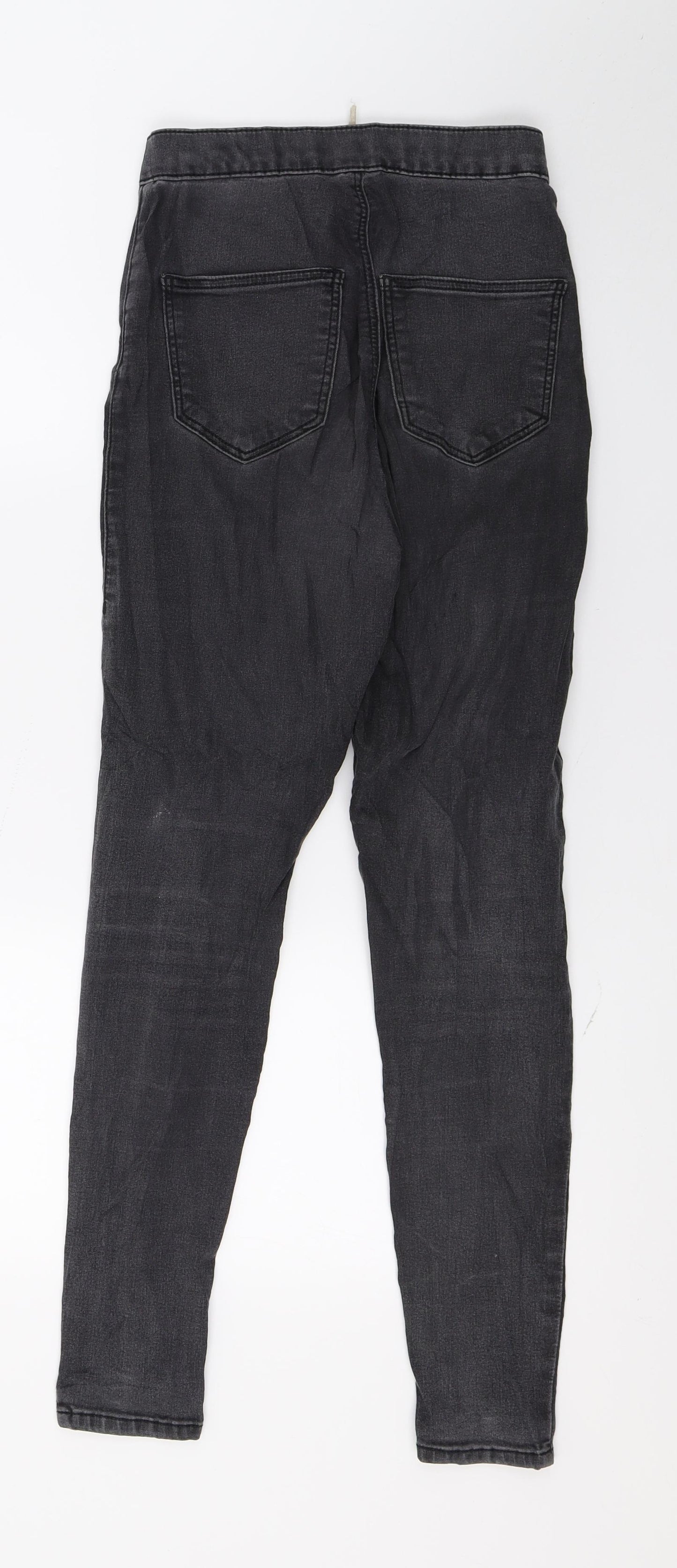 Topshop Womens Grey  Denim Skinny Jeans Size 26 in L30 in
