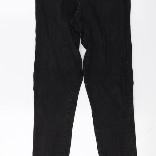 Denim & Co. Womens Black  Denim Skinny Jeans Size 12 L29 in