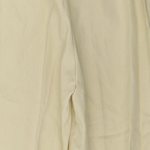 Trevira Womens Yellow   Trousers  Size 34 in L26 in