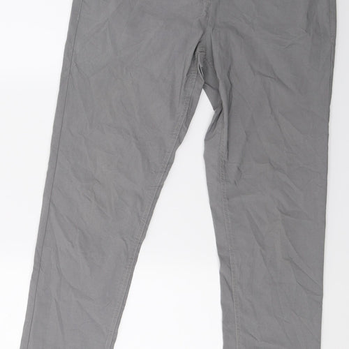 Preworn Womens Grey   Trousers  Size 34 in L28 in