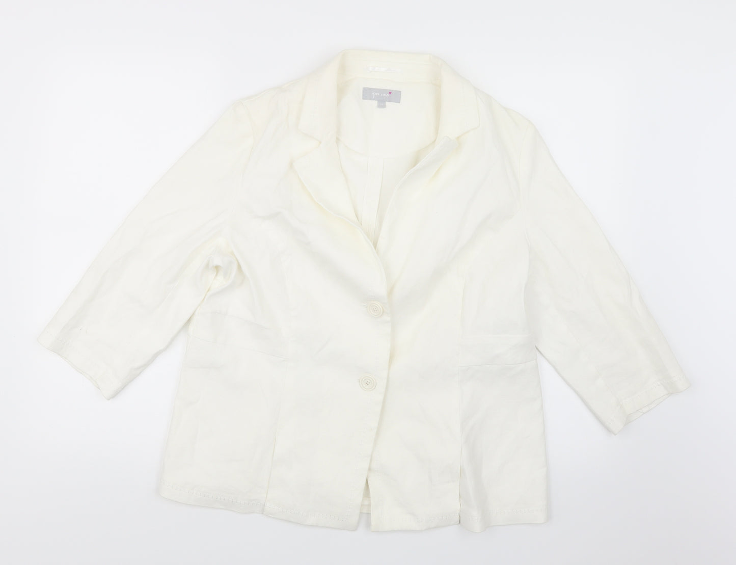 Per Una Womens White   Jacket  Size 18