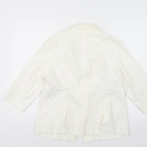 Per Una Womens White   Jacket  Size 18