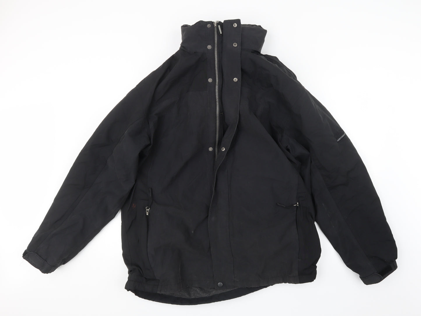 Maine Mens Black   Jacket  Size L