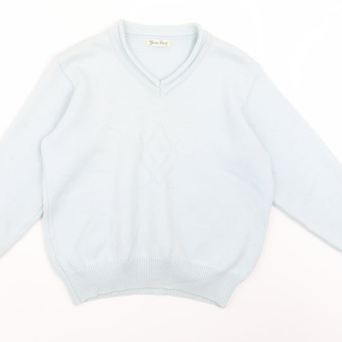 Green Lamb Womens Green  Knit Pullover Jumper Size S