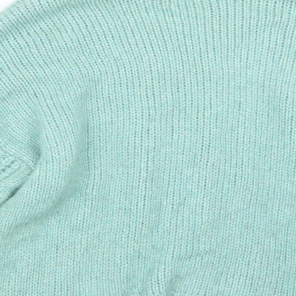 F&F Womens Green  Knit Pullover Jumper Size 10