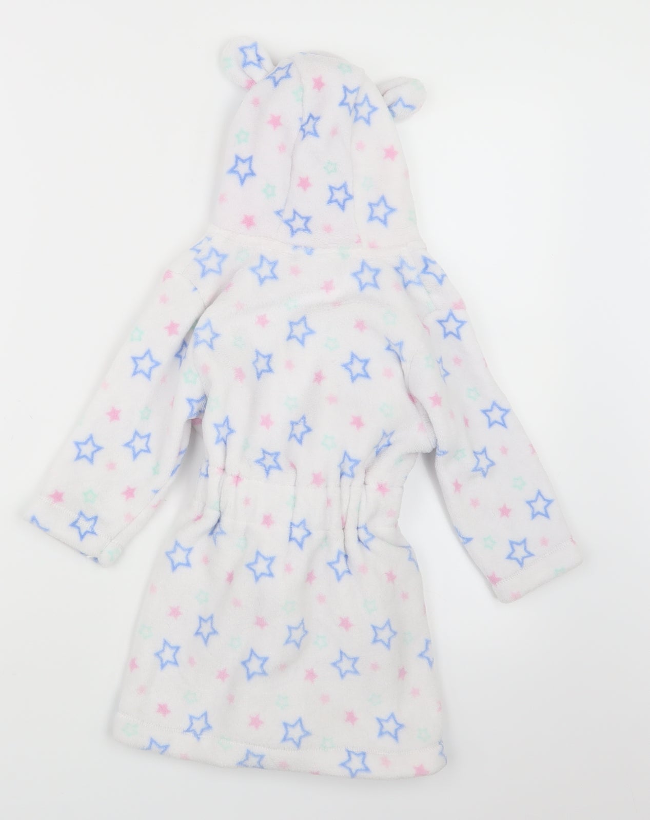 George Girls White Geometric  Babydoll Gown Size 18-24 Months  - Peppa Pig