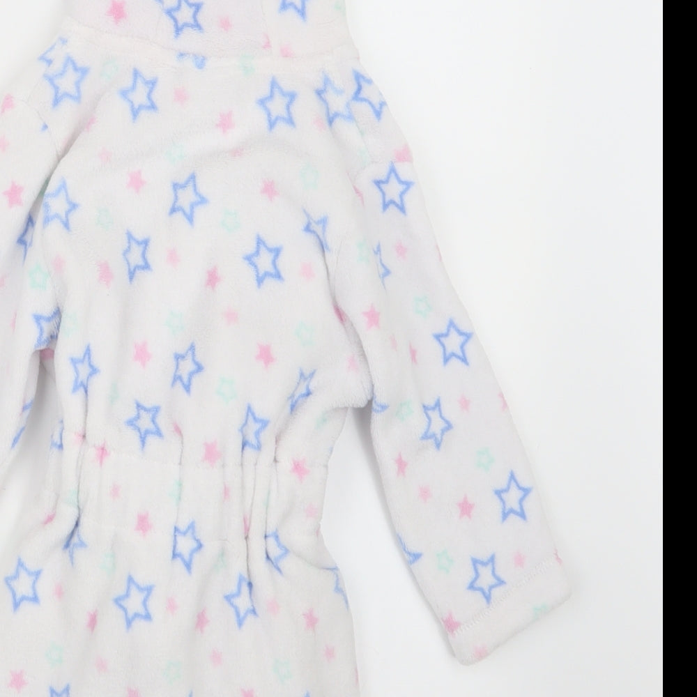 George Girls White Geometric  Babydoll Gown Size 18-24 Months  - Peppa Pig