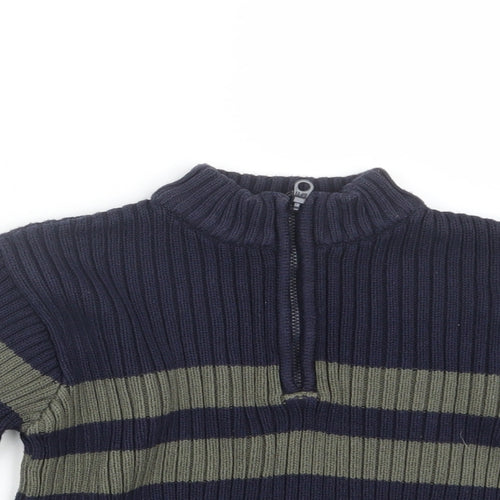 George Boys Blue  Knit Pullover Sweatshirt Size 2-3 Years