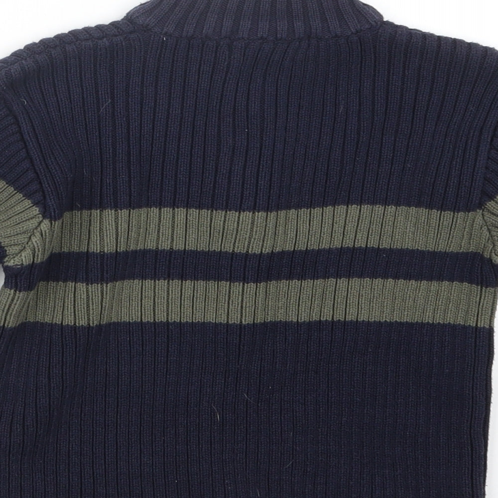 George Boys Blue  Knit Pullover Sweatshirt Size 2-3 Years