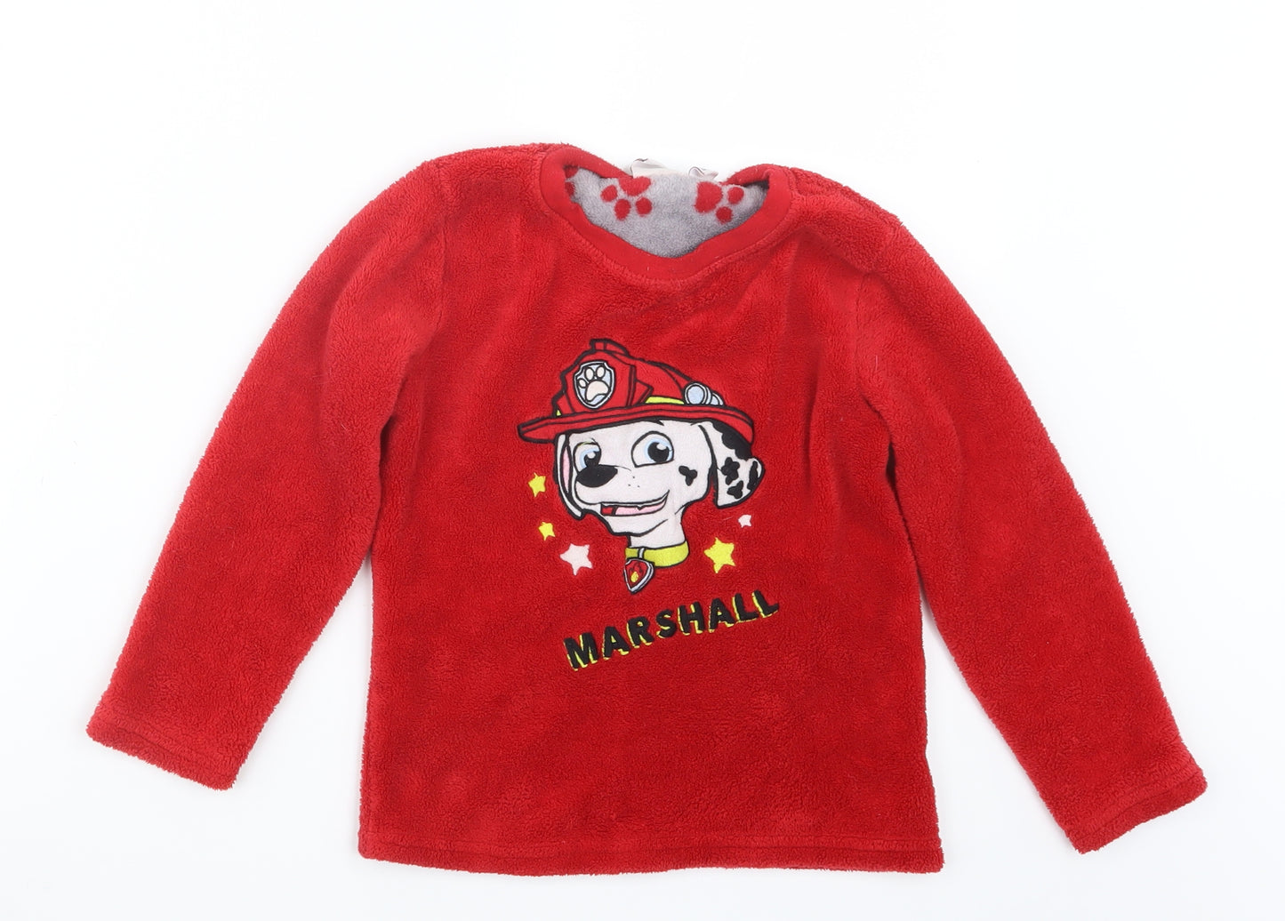 Rebel Boys Red Geometric   Pyjama Set Size 5-6 Years  - Paw Patrol