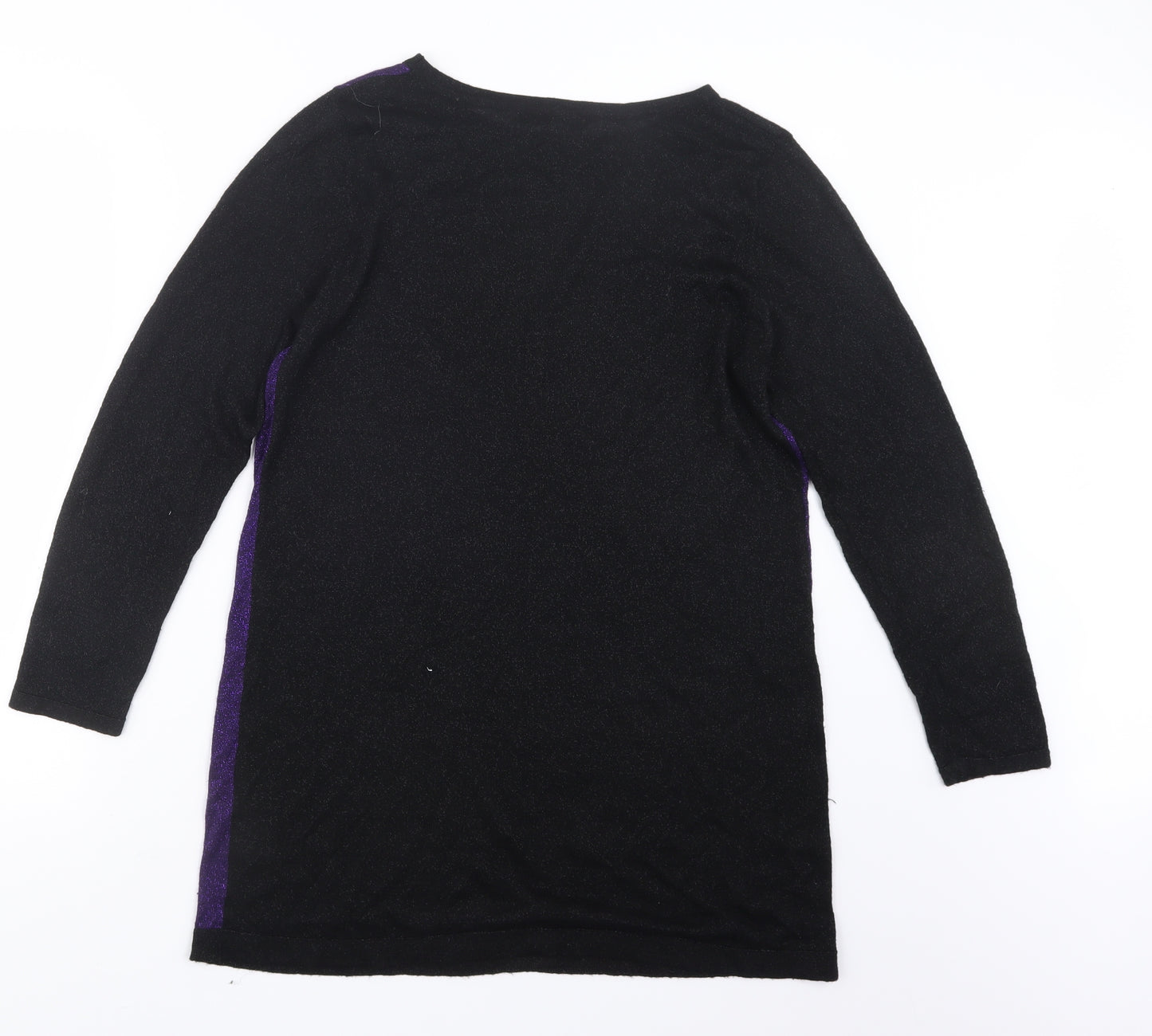 Bm Collection Womens Purple   Pullover Jumper Size M