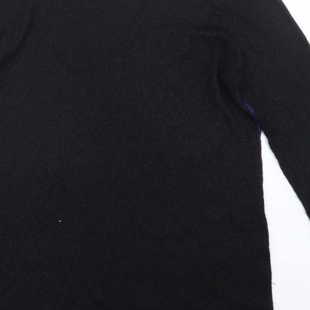 Bm Collection Womens Purple   Pullover Jumper Size M