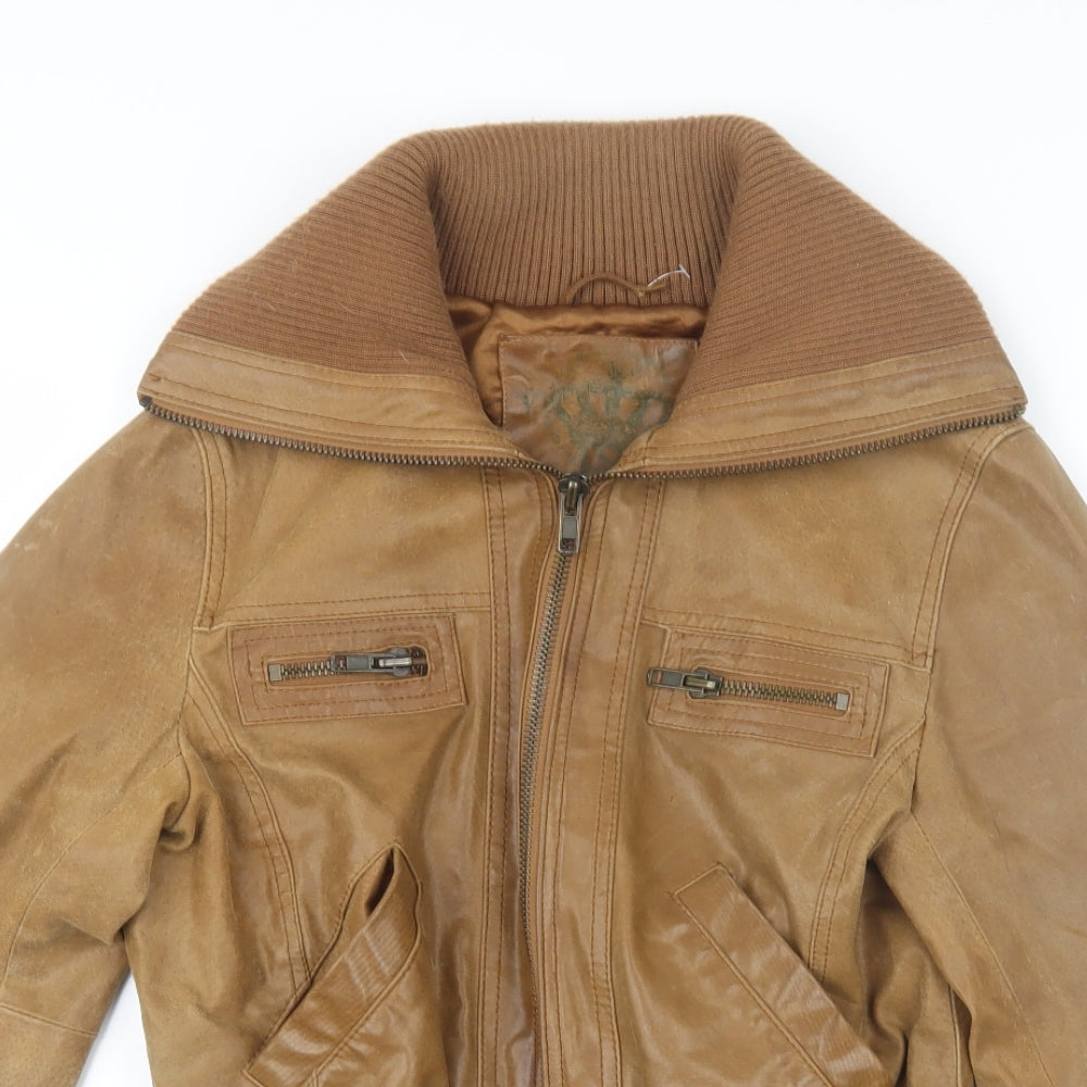 New Look Womens Brown   Jacket  Size 12