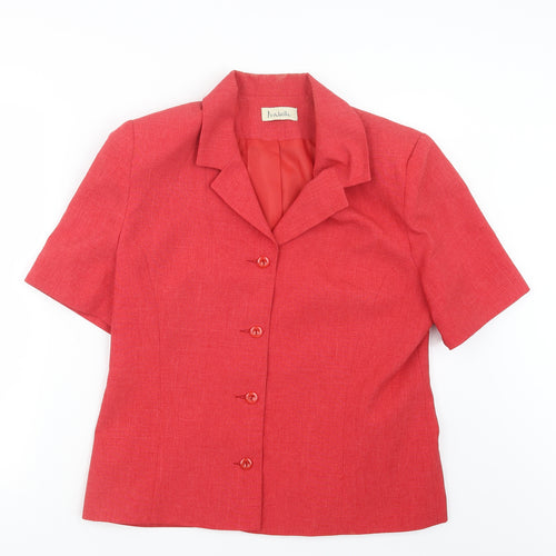 Isabelle Womens Red   Jacket  Size 14