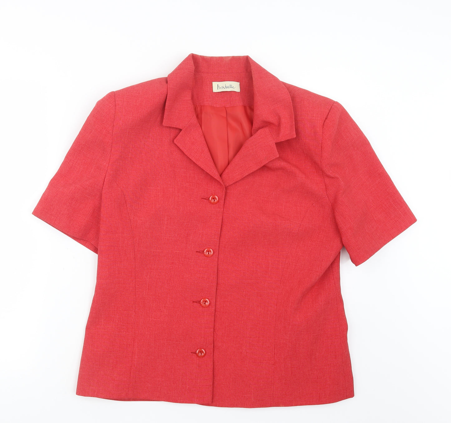 Isabelle Womens Red   Jacket  Size 14