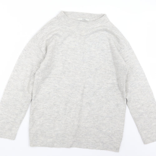 George Womens Grey  Knit Pullover Jumper Size 8
