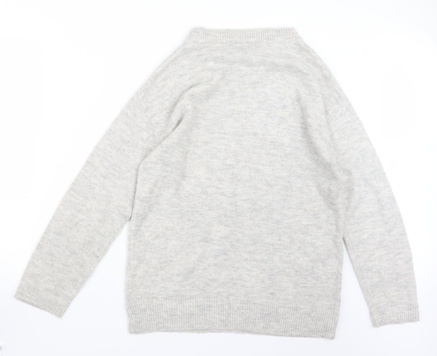 George Womens Grey  Knit Pullover Jumper Size 8