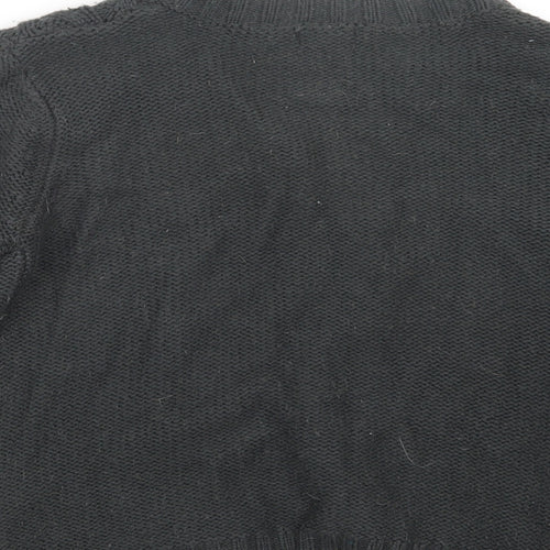 M&Co Womens Grey  Knit Cardigan Jumper Size XL