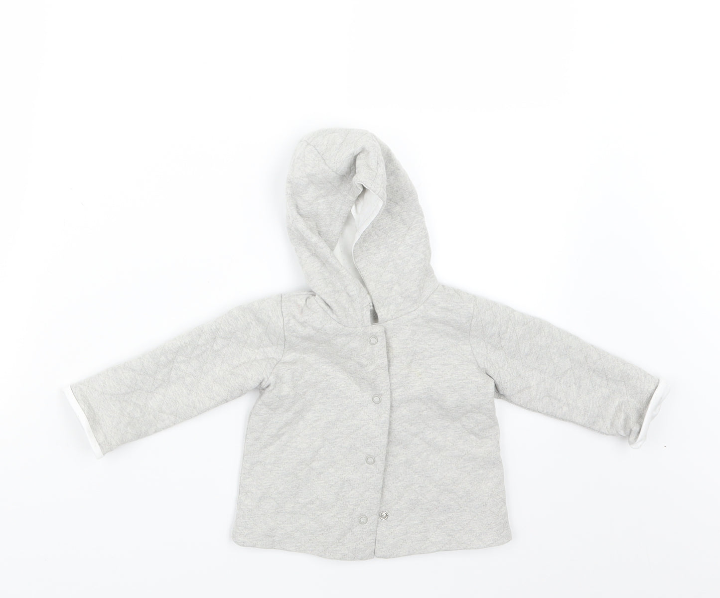 mamas & papas Girls Grey   Jacket  Size 3-6 Months