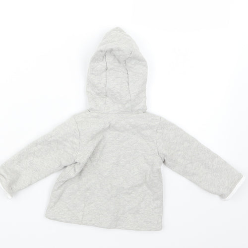 mamas & papas Girls Grey   Jacket  Size 3-6 Months