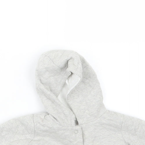 mamas & papas Girls Grey   Jacket  Size 3-6 Months