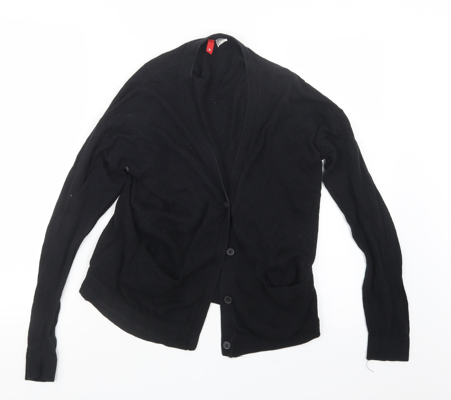 Divided by H&M Womens Black  Knit Cardigan Jumper Size S