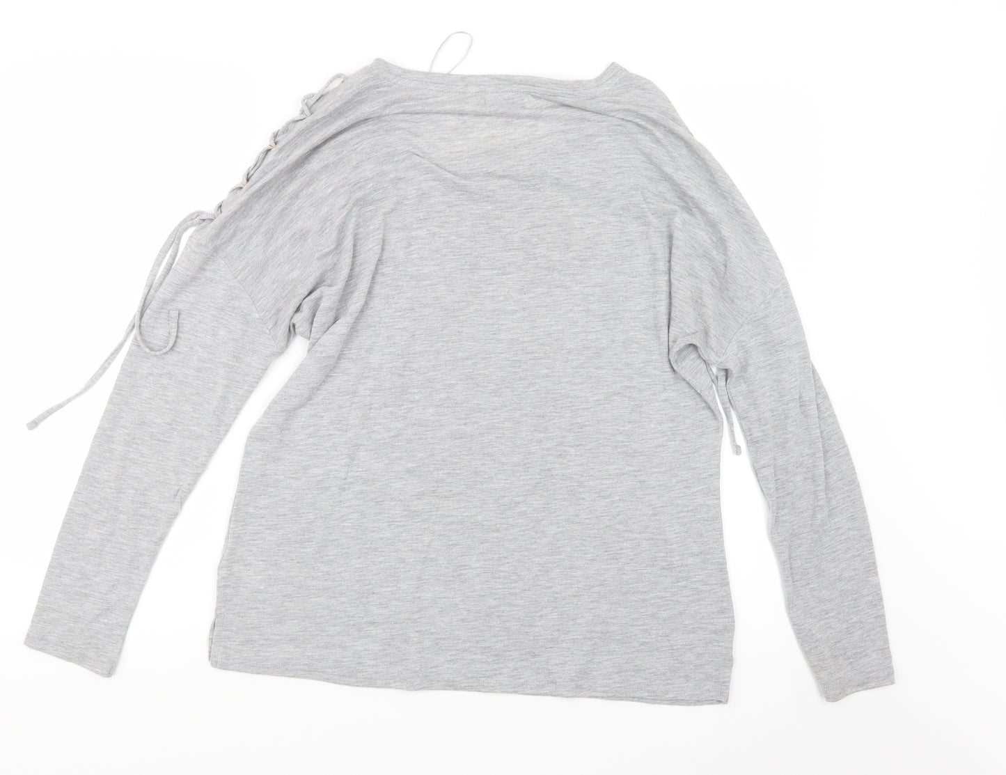 Papaya Womens Grey   Basic T-Shirt Size 16