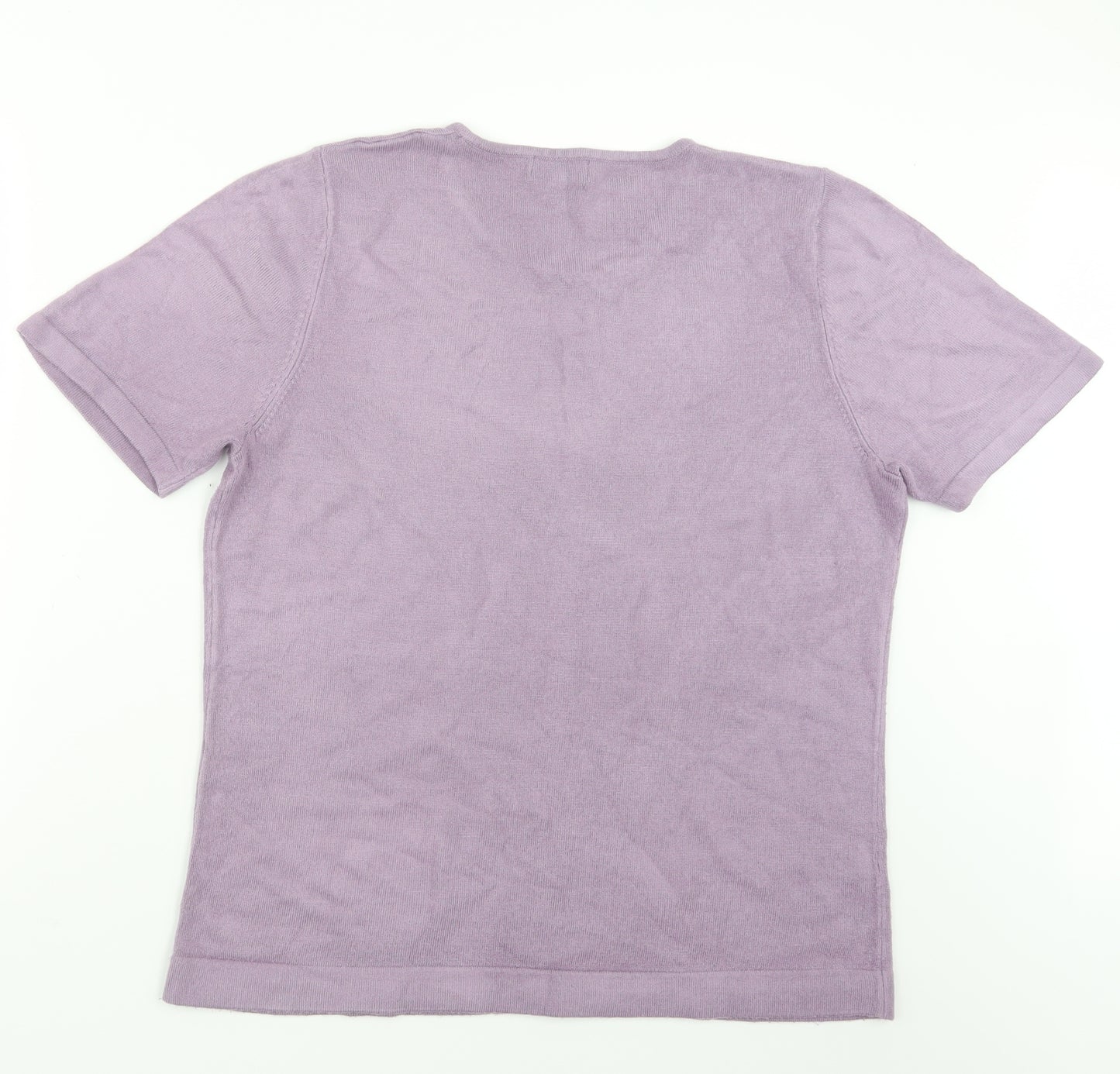 Papaya Womens Purple  Knit Pullover Jumper Size 18