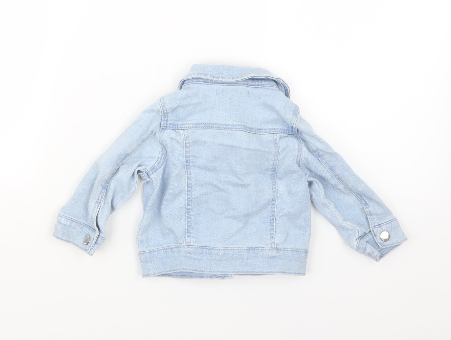 Denim Co. Girls Blue  Denim Jacket  Size 6-9 Months