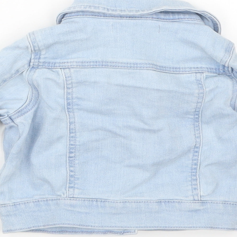 Denim Co. Girls Blue  Denim Jacket  Size 6-9 Months