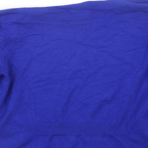 Verve Ami Womens Blue  Knit Cardigan Jumper Size S