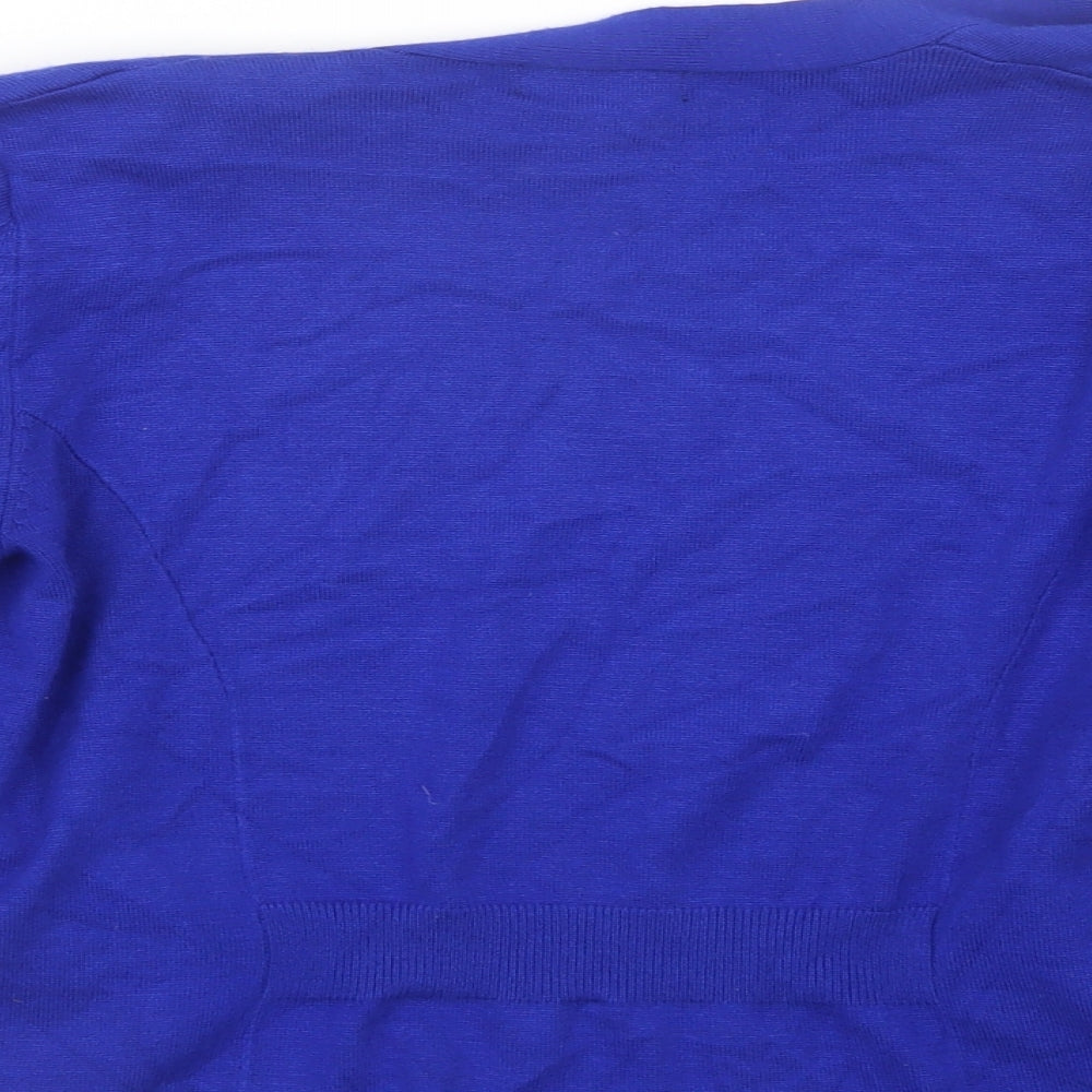 Verve Ami Womens Blue  Knit Cardigan Jumper Size S