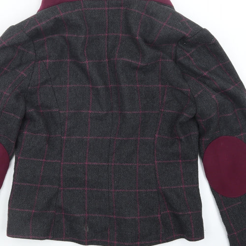 Atmosphere Womens Grey Check  Jacket  Size 8