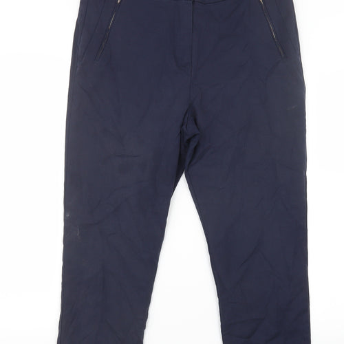 F&F Womens Blue   Trousers  Size 16 L23 in