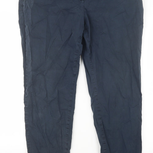 Marks and Spencer Womens Blue   Trousers  Size 16 L28 in