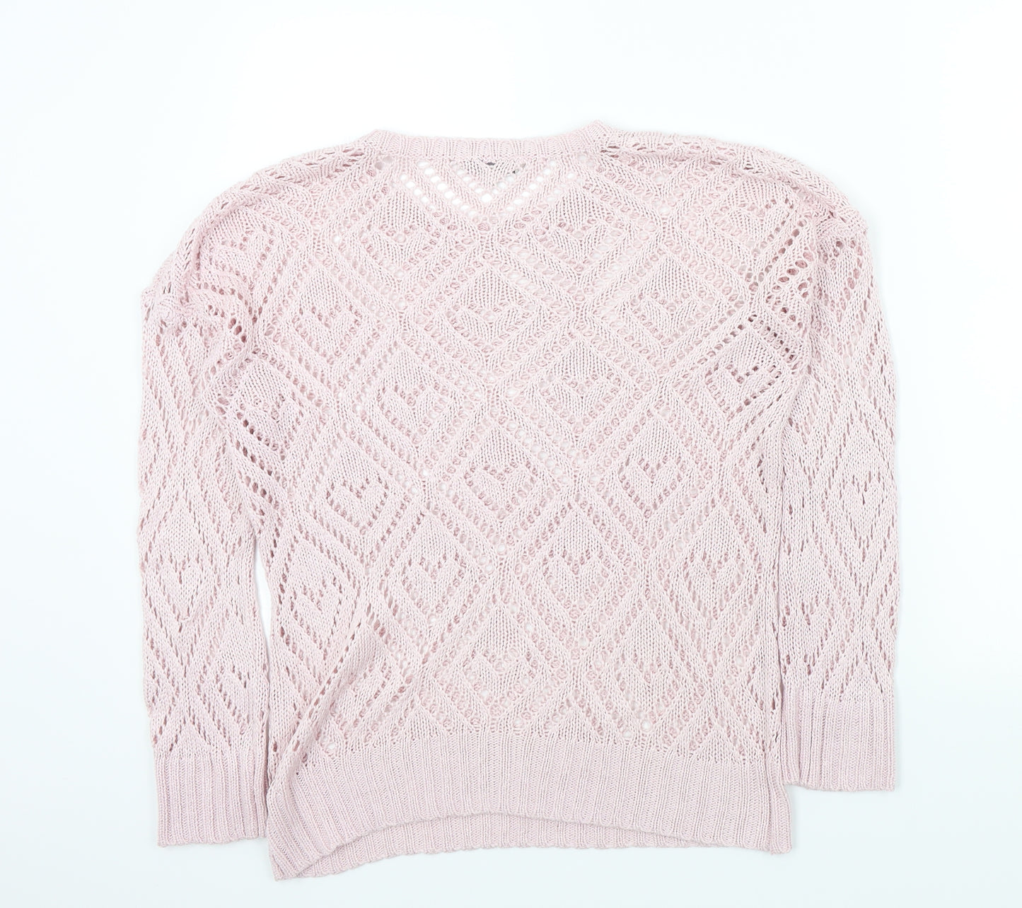 Peacocks Womens Pink   Pullover Jumper Size S
