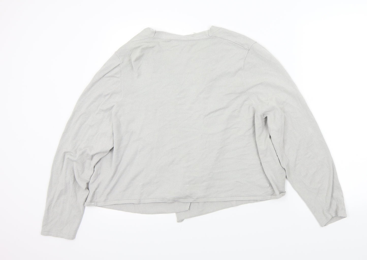 Bonmarché Womens Grey   Cardigan Jumper Size XL