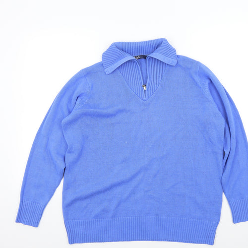 lsle Womens Blue   Pullover Jumper Size 18