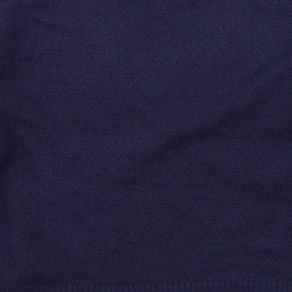 Nutmeg Womens Blue   Pullover Jumper Size 10