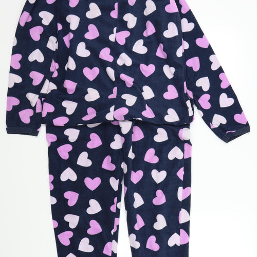 love to lounge Womens Blue Solid  Top One Piece Size 6  - LOVE HEART