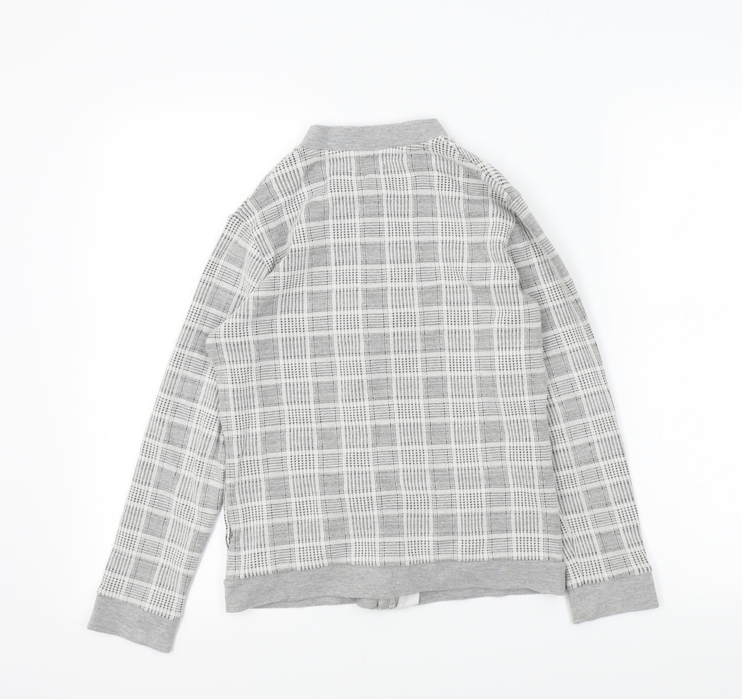 River Island Boys Grey Colourblock  Full Zip Jumper Size 10 Years