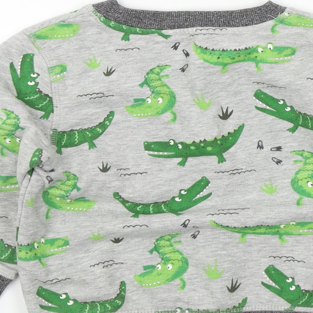 George Boys Grey Colourblock  Pullover Jumper Size 2-3 Years