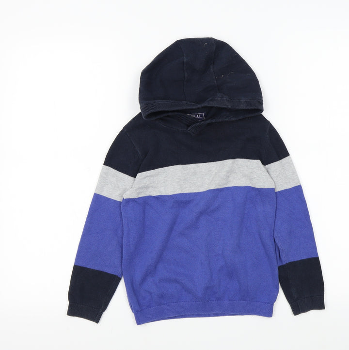 NEXT Boys Blue Pullover Hoodie Size 6 Years
