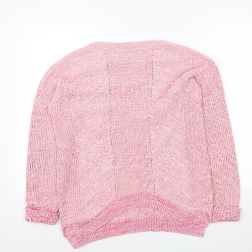 m&s Womens Pink   Pullover Jumper Size M