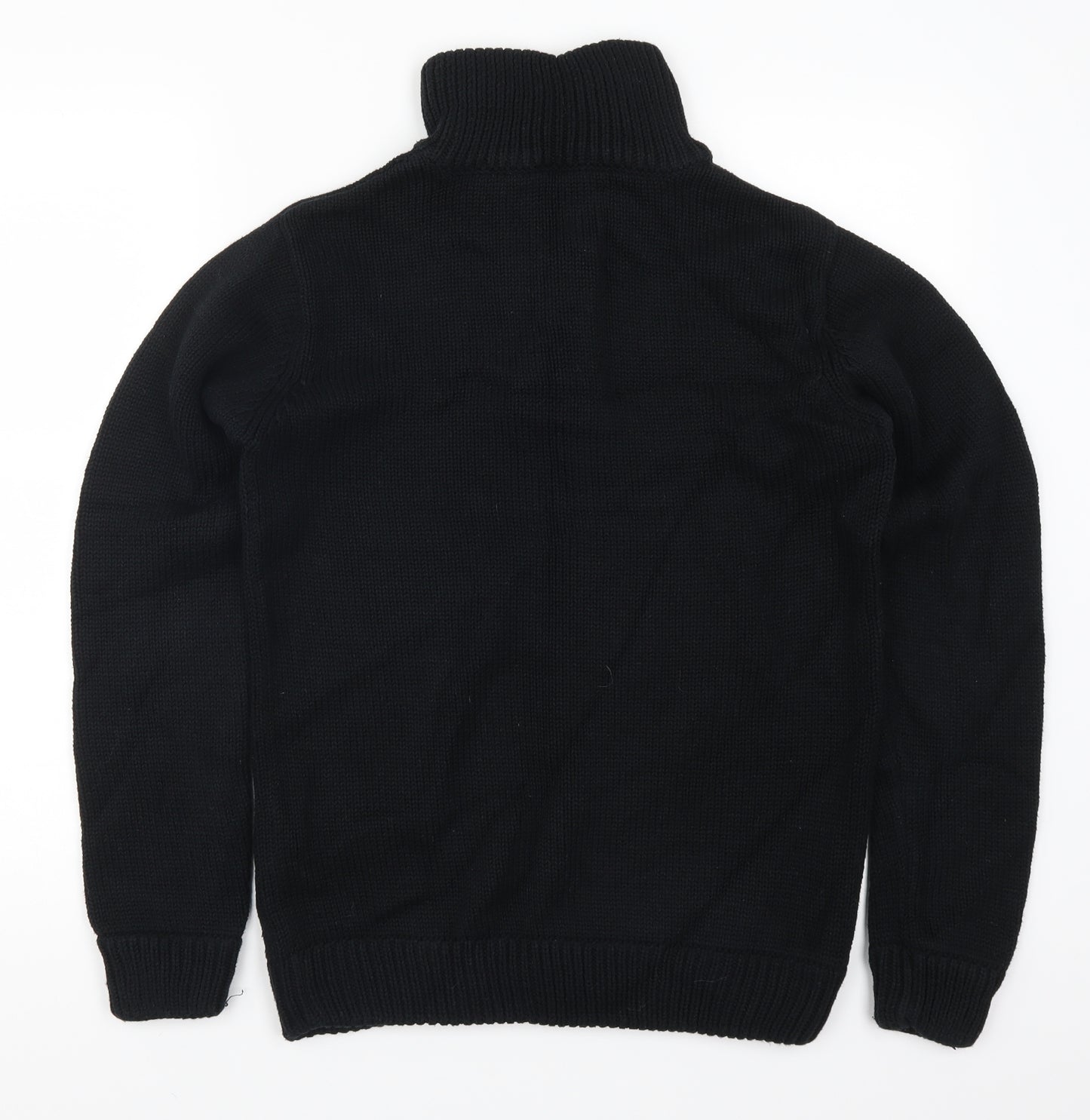 Selected Mens Black   Pullover Jumper Size XL