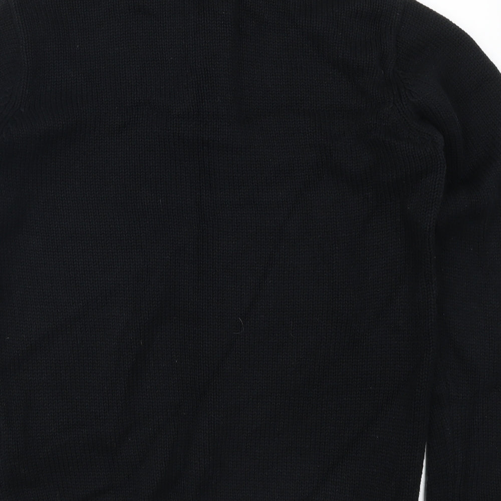 Selected Mens Black   Pullover Jumper Size XL