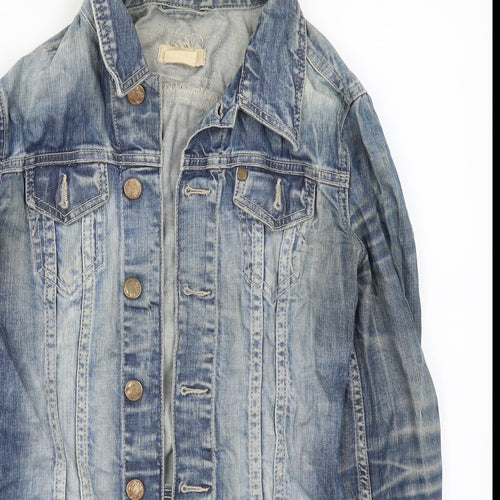 & Womens Blue  Denim Jacket  Size 6
